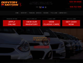duntonmotors.com screenshot