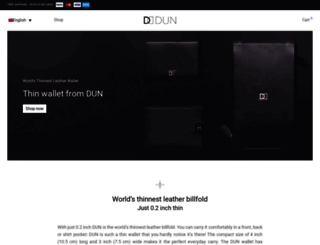 dunwallets.com screenshot