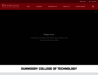 dunwoody.edu screenshot