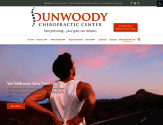 dunwoodychiropracticcenter.com screenshot