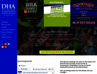 dunwoodyga.org screenshot