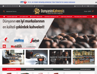 dunyaninkahvesi.com screenshot