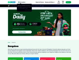 dunzo.com screenshot
