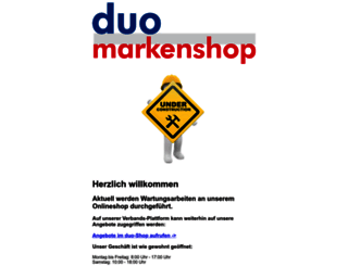 duo-markenshop.de screenshot