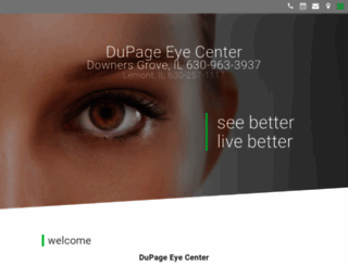 dupageeyecenter.com screenshot