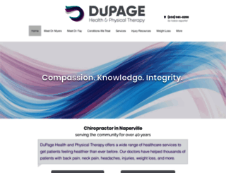 dupagehealthpt.com screenshot
