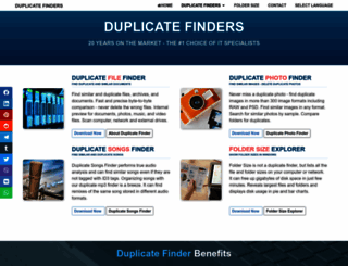 duplicate-finders.com screenshot