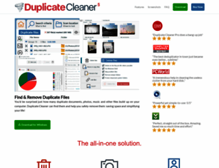duplicatecleaner.com screenshot
