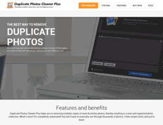 duplicatephotoscleanerplus.com screenshot