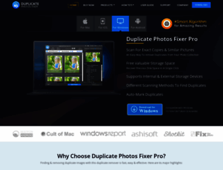 duplicatephotosfixer.com screenshot