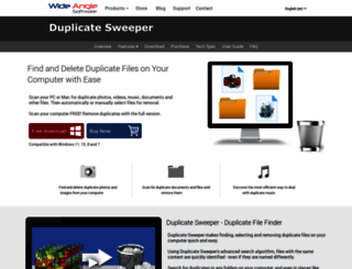duplicatesweeper.com screenshot