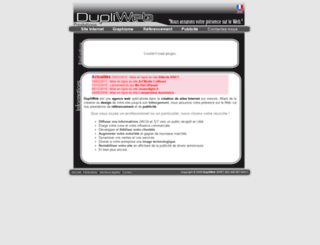 dupliweb.fr screenshot
