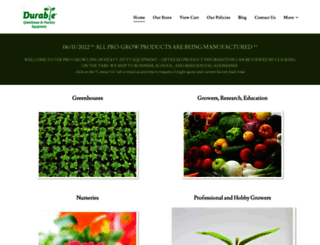 durablegrowingequipment.com screenshot
