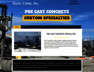 duracrete.com screenshot