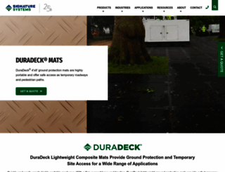 duradeckmats.com screenshot