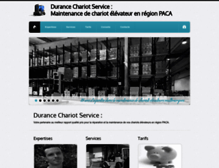 durancechariotservice.fr screenshot