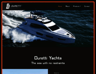 duretti-yachts.com screenshot