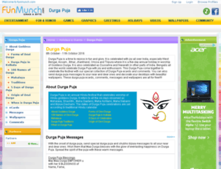 durga-puja.funmunch.com screenshot
