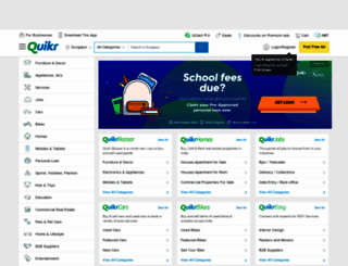 durgapur.quikr.com screenshot