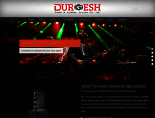 durgeshsound.com screenshot