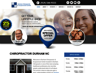 durhamchiropractic.net screenshot