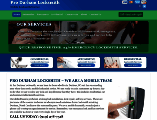 durhamlocksmith.net screenshot