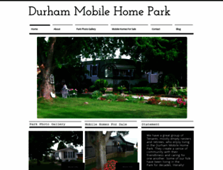 durhammobilehomepark.com screenshot