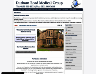 durhamroadmedicalgroup.co.uk screenshot