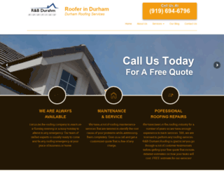 durhamroofingservices.com screenshot