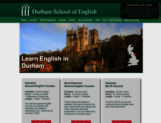 durhamschoolofenglish.co.uk screenshot