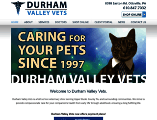 durhamvalleyvets.com screenshot