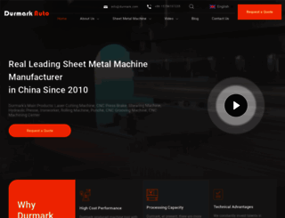 durmark-machinery.com screenshot