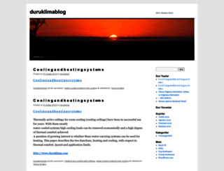 duruklimablog.wordpress.com screenshot