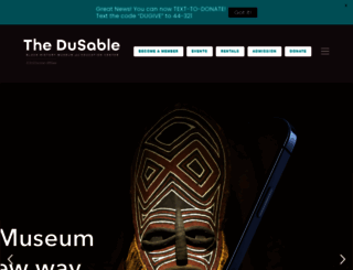 dusablemuseum.org screenshot