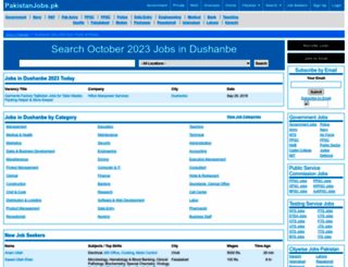 dushanbe.pakistanjobs.pk screenshot
