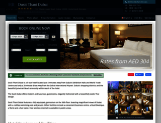 dusit-thani-dubai.hotel-rez.com screenshot