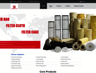 dust-collectorfilterbags.com screenshot