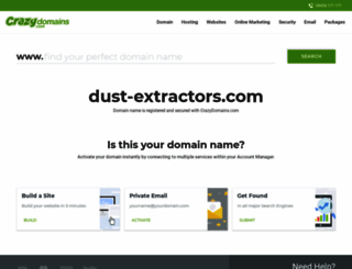 dust-extractors.com screenshot