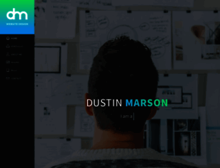 dustinmarson.com screenshot