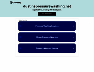 dustinspressurewashing.net screenshot