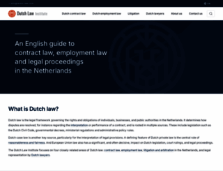 dutch-law.com screenshot