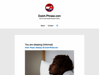 dutch-phrase.com screenshot