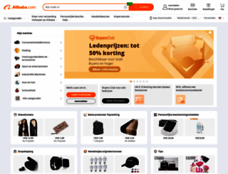 dutch.alibaba.com screenshot