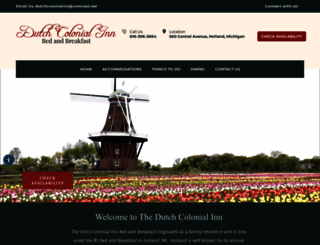 dutchcolonialinn.com screenshot