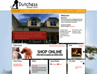 dutchessanimalclinic.com screenshot
