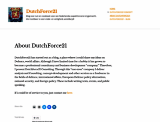 dutchforce21.wordpress.com screenshot