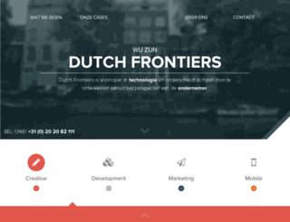 dutchfrontiers.com screenshot