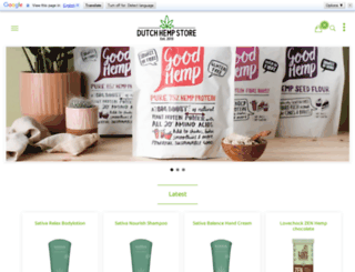 dutchhempstore.eu screenshot