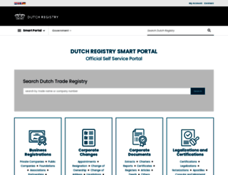 dutchregistry.nl screenshot