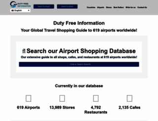 dutyfreeinformation.com screenshot
